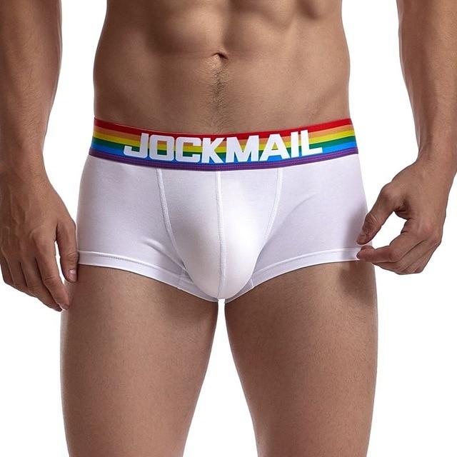 JOCKMAIL White Pride In The Spot Light Boxers