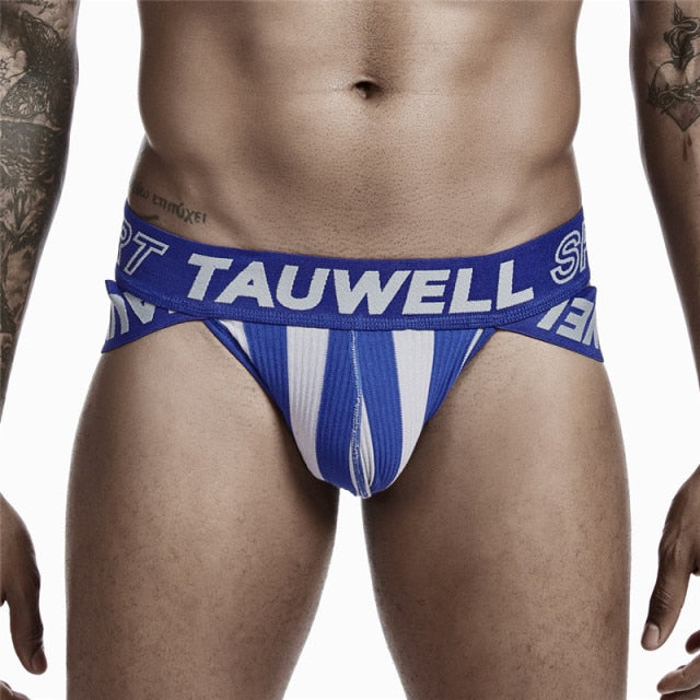 Tauwell Sport Stripe Jockstrap Briefs (Premium)