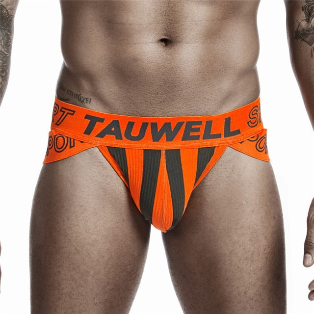 Tauwell Sport Stripe Jockstrap Briefs (Premium)