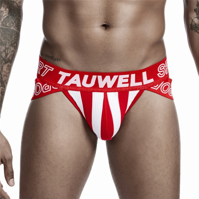 Tauwell Sport Stripe Jockstrap Briefs (Premium)