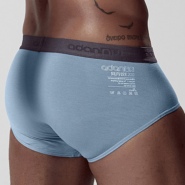 BRAVE PERSON Men's 3-Pack Breathable Modal Underwear Stretch Hip