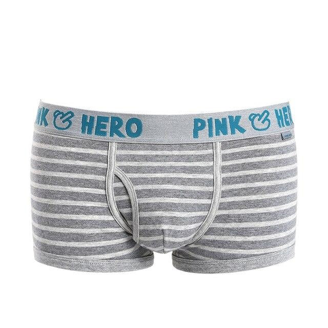 Pink Hero Grey #BasicBitch Boxer Briefs