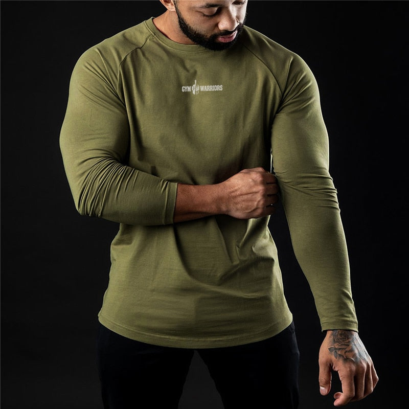 Gym Warriors Slim Fit Long-Sleeve Running Top