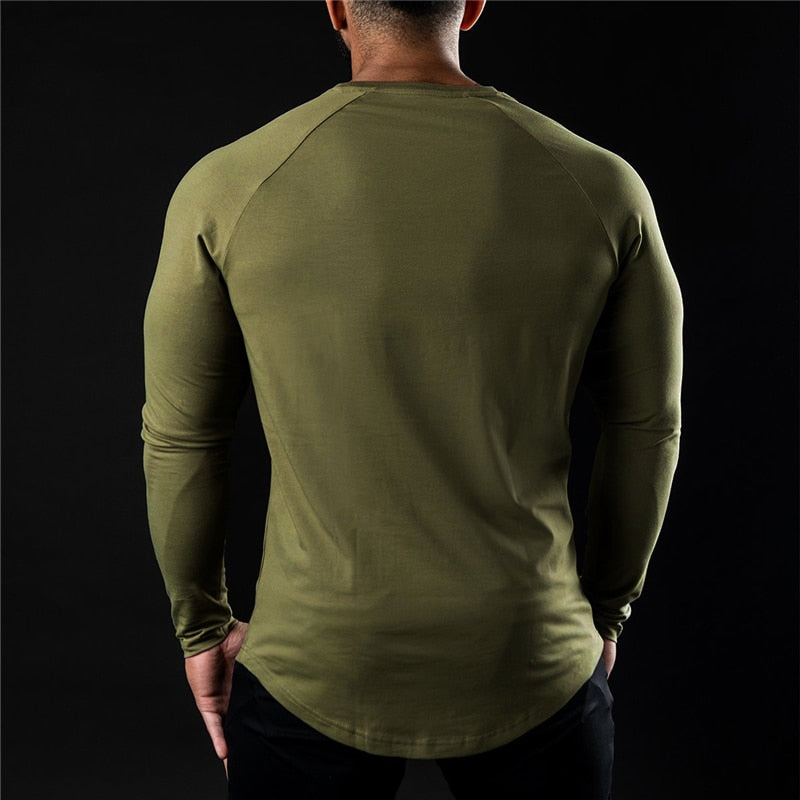 Gym Warriors Slim Fit Long-Sleeve Running Top