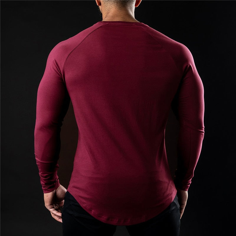 Gym Warriors Slim Fit Long-Sleeve Running Top