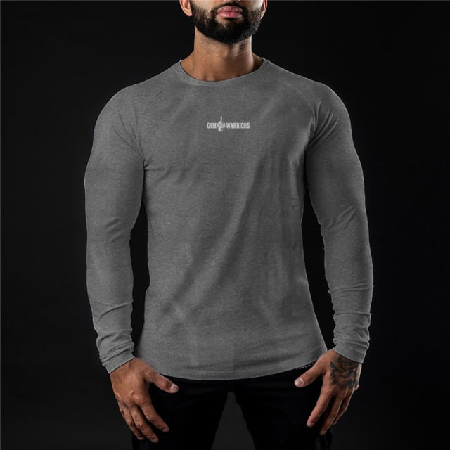 Gym Warriors Slim Fit Long-Sleeve Running Top