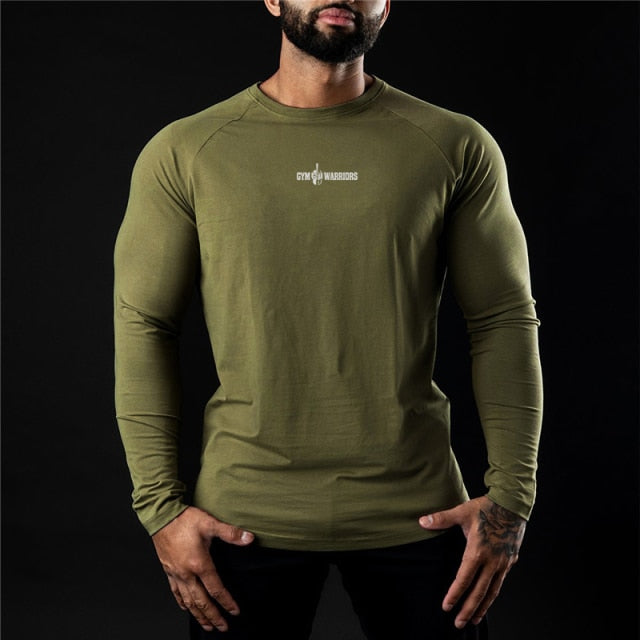 Gym Warriors Slim Fit Long-Sleeve Running Top