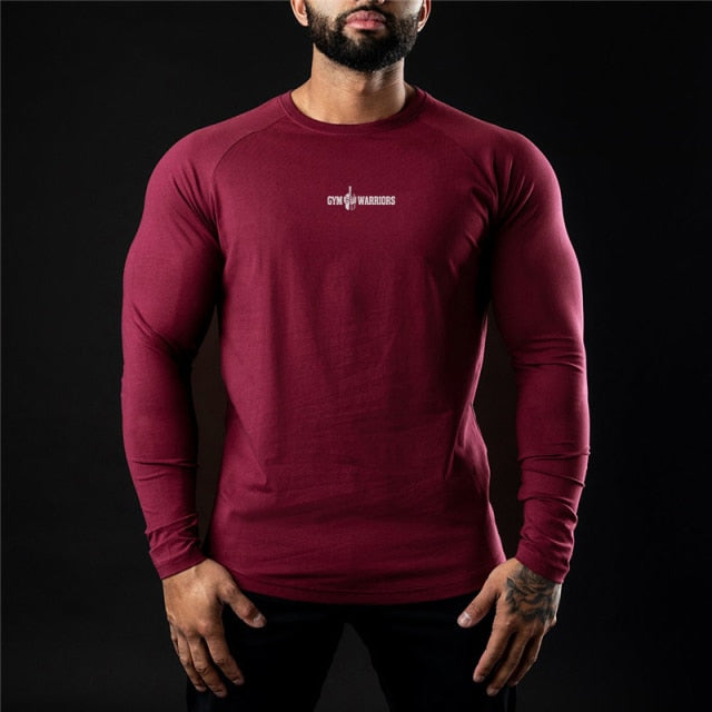 Gym Warriors Slim Fit Long-Sleeve Running Top