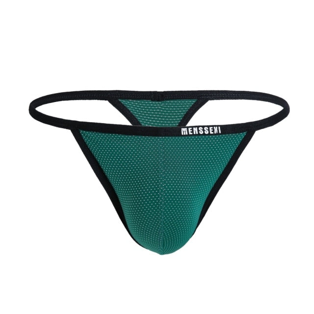 Minimalist Green T-back Thong