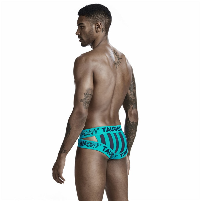 Tauwell Sport Stripe Jockstrap Briefs (Premium)