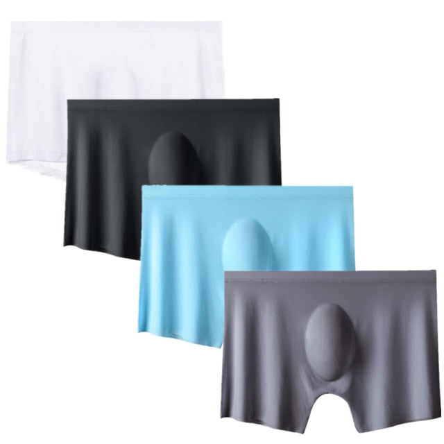 NEW! New Fabric - Icy Silk Boxers (Pack of 4)